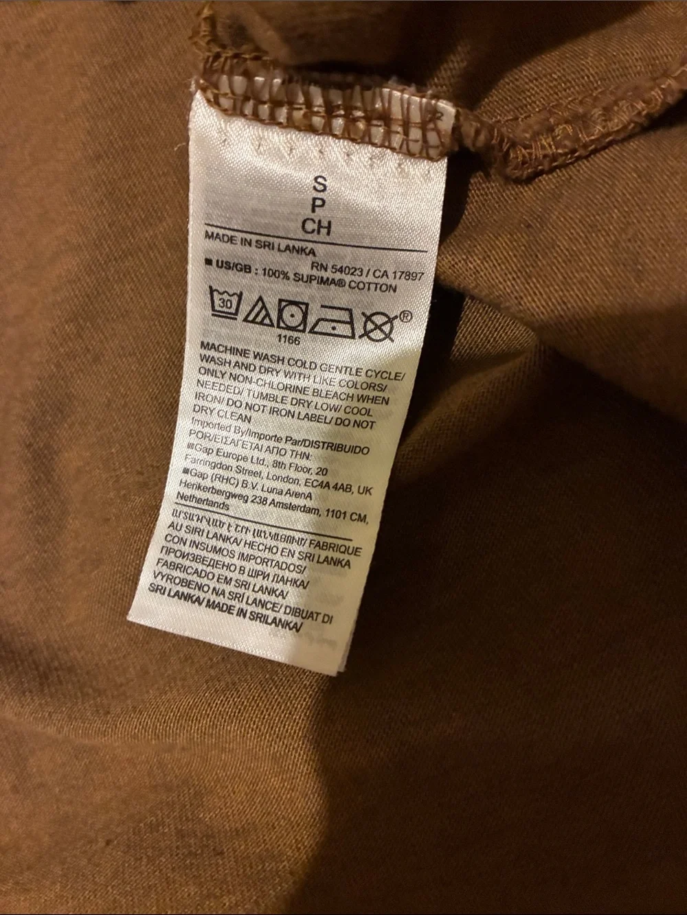 BANANA REPUBLIC. Men’s Short Sleeve Crew Tee in Olive Brown. Size S. EUC